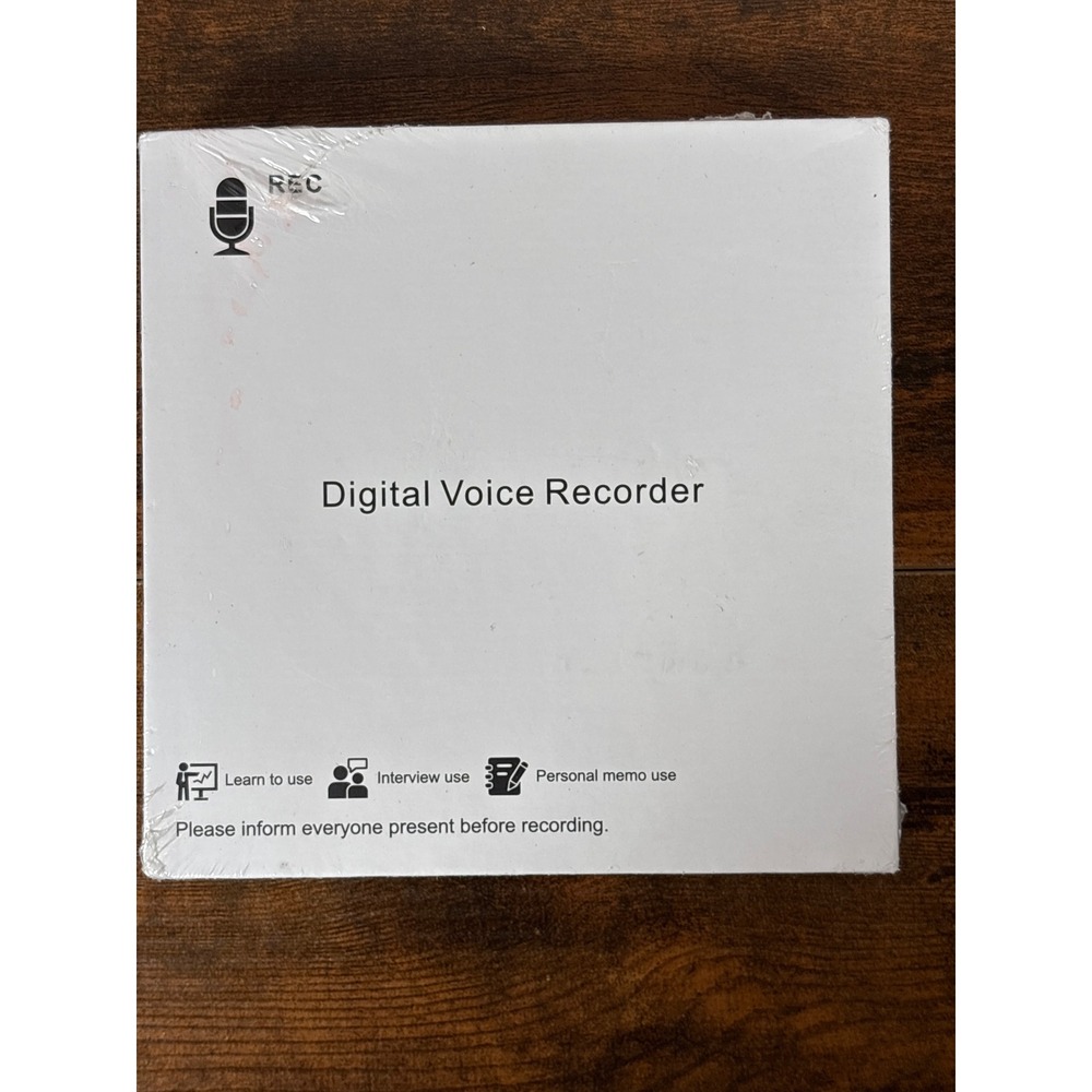 64GB Digital Voice Recorder Portable Rechargeable Audio Device for PC Mac NEW